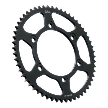 COURONNE MOTO ADAPTABLE KAWASAKI 125 Z125 2019>, 125 BX NINJA 2019> 428 56 DTS ACIER NOIR (DIAM 110/130/10.5) -JT SPROCKETS- 0824225316322