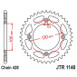 COURONNE MOTO ADAPTABLE BETA 125 RR 428 63 DTS ACIER GRIS (DIAM 100/120/8.5) -JT SPROCKETS- 0824225313482