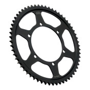 COURONNE MOTO ADAPTABLE APRILIA 125 RS4 2011>2016, 125 TUONO 2017>2020 428 60 DTS ACIER NOIR (DIAM 108/123/8.5) -JT SPROCKETS- 0824225312591