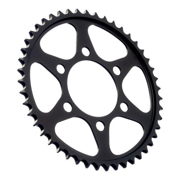 COURONNE MOTO ADAPTABLE HONDA 125 CB R 2018>2020 428 47 DTS ACIER NOIR (DIAM 68/90/10.5) -JT SPROCKETS- 0824225315974
