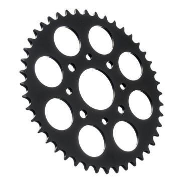 COURONNE MAXISCOOTER ADAPTABLE HONDA 125 XL V VARADERO 2000>2016 520 44 DTS ACIER NOIR (DIAM 58/90/8.5-10.5) -JT SPROCKETS- 0824225303605