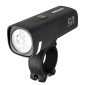 ECLAIRAGE VELO USB AVANT SIGMA AURA 50 LUX (AUTONOMIE 9H MODE STANDARD / 28H MODE ECO ET MODE AUTO) NOIR - HOMOLOGUE - 4016224174805