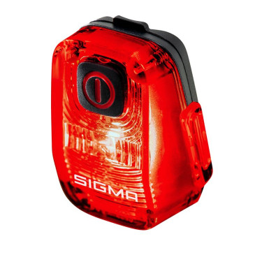 ECLAIRAGE VELO USB ARRIERE SUR TIGE DE SELLE SIGMA NYTE 10 (ECLAIRAGE CONTINU ET CLIGNOTANT - AUTONOMIE 33H EN CLIGNOTANT - VISIBLE 500m) NOIR 4016224150618