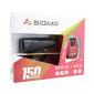 ECLAIRAGE VELO USB KIT SIGMA BUSTER 150 LUMEN /NYTE 10 ECLAIRAGE FIXE ET CLIGNOTANT (AUTONOMIE AVANT 14,5H / ARRIERE 33H) NOIR 4016224191802