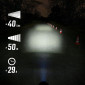 ECLAIRAGE VELO USB KIT SIGMA AURA 40 LUX/HIRO 10 (AUTONOMIE AVANT 9H MODE STANDARD ET 29H MODE ECO / ARRIERE 13H) NOIR - HOMOLOGUE - 4016224174751