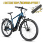 VELO ELECTRIQUE/VAE CITY 28 LEADER FOX BARNET HOMME BLEU 9V MOTEUR CENTRAL BAFANG M510 36V 95Nm BATTERIE 20Ah (19'' - h48cm - TAILLE L - POUR ADULTE DE 178cm à 185cm) 8592826102386