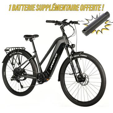 VELO ELECTRIQUE/VAE CITY 28 LEADER FOX BARNET FEMME GRIS 9V MOTEUR CENTRAL BAFANG M510 36V 95Nm BATTERIE 20Ah (16,5'' - H42cm - TAILLE S - POUR ADULTE DE 158cm à 168cm) 8592826102782