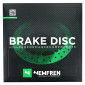 DISQUE DE FREIN ADAPTABLE HONDA 400 FJS SILVER WING 2009> AV, 600 FJS SILVER WING 2003>2008 AV, 400 SW-T 2009>2017 AV, 600 SW-T 2011>2018 AV (EXT 276mm - INT 144,1mm - 6 TROUS) (DF4134A) -NEWFREN- 8025832291800