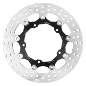 DISQUE DE FREIN ADAPTABLE YAMAHA 800 FAZER FZ8 S 2011>2015, 1000 YZF-R1 2007>2014, 1200 XT Z SUPER TENERE 2010>2021 AV (EXT 310mm - INT 132mm - 5 TROUS) (DF5310EFC) -NEWFREN- 8025832433347