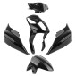 CARROSSERIE/CARENAGE SCOOT ADAPTABLE SYM 50 ORBIT 2 2018>2020 4T NOIR BRILLANT (KIT 5 PIECES) -P2R- 3700948310458