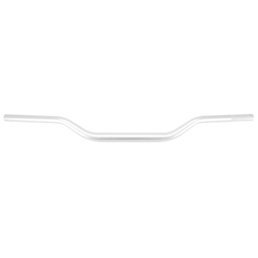 HANDLEBAR FOR 50cc MOTORBIKE OVERSIZE ALUMINIUM WHITE W800mm H80mm ( varying Ø 22,2x28,6x22,2) 3700948036501