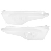 CARENAGE/COQUE AR SCOOT ADAPTABLE MBK 50 STUNT/YAMAHA 50 SLIDER BLANC BRILLANT (PAIRE) -P2R- 3700948305980