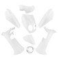 CARROSSERIE/CARENAGE SCOOT ADAPTABLE MBK 50 OVETTO 2011> COMPTEUR DIGITAL/YAMAHA 50 NEOS 2011> COMPTEUR DIGITAL BLANC BRILLANT (KIT 8 PIECES) -P2R- 3700948306017