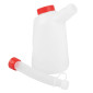 BROC/DOSEUR EN POLYETHYLENE GRADUE TRANSPARENT 1L AVEC BEC FLEXIBLE (VENDU A L'UNITE) -P2R- 3700948308349
