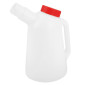BROC/DOSEUR EN POLYETHYLENE GRADUE TRANSPARENT 1L AVEC BEC FLEXIBLE (VENDU A L'UNITE) -P2R- 3700948308349