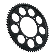 COURONNE MOTO ADAPTABLE APRILIA 125 SX 2018>2023 428 62 DTS ACIER NOIR (DIAM 105/125/8.5) -JT SPROCKETS- 0824225316445