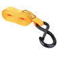 SANGLE A CLIQUET AVEC CROCHET MASTERLOCK LARGEUR 25mm LONGUEUR 4M ORANGE (PAIRE) 3700948310465