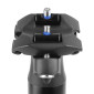 TIGE DE SELLE ROUTE/VTT ITM VOLO NOIR DECO GRIS DIAM. 30,9 L350mm 3667385004855
