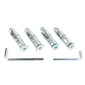 ANTITHEFT- GROUND ANCHOR SYSTEM AUVRAY 65x42 mm - LINK Ø 14 mm (WITH MOUNT KIT) 3700807708037