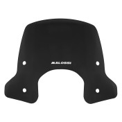 PARE-BRISE/SAUTE VENT MAXISCOOTER POUR PIAGGIO 50-125 LIBERTY I-GET 2016>2024 FUME (H340 - L450 mm) -MALOSSI- 3700948139288