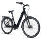 VELO ELECTRIQUE/VAE CITY 28 LEADER FOX TERTIUM 2025 MIXTE NOIR BRILLANT 8V SHIMANO NEXUS MOTEUR CENTRAL BAFANG M420 36V 80Nm BATTERIE 15Ah (18'' - H45,7cm - TAILLE M - POUR ADULTE DE 168cm à 178cm) 8592826100917