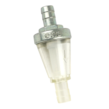 FILTRE A ESSENCE CONIQUE ACIER DIAM 8 mm TRANSPARENT/ARGENT (VENDU A L'UNITE) -OMG- 3667385000994
