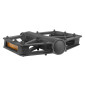 PEDALE VTT NEWTON CARBONE INJECTE NOIR 9/16" ROULEMENT DU DOUBLE REFLECTEUR (PAIRE) 100x98.8x21.2 mm 3700948310175