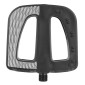 PEDALE CARGO / E-BIKE ROULEMENT A BILLE NEWTON CORPS ET CAGE RESINE NOIR/GRIS AVEC GRIP 9/16" REFLECTEUR (PAIRE) 102x110.9x33mm 3700948310182