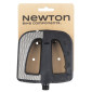 PEDALE CARGO / E-BIKE ROULEMENT A BILLE NEWTON CORPS ET CAGE RESINE NOIR/GRIS AVEC GRIP 9/16" REFLECTEUR (PAIRE) 102x110.9x33mm 3700948310182