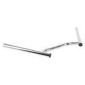 GUIDON MOTO ROUTE TOMMASELLI CONDOR ACIER DIAM 22 mm LONG 646 mm HAUT 52 mm CHROME SANS BARRE DE RENFORT 8033900009912