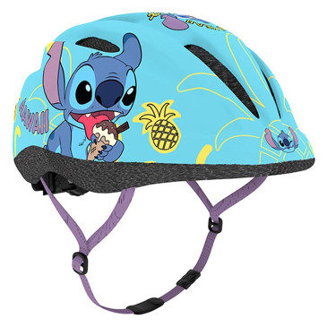 CASQUE VELO ENFANT DISNEY STITCH BLEU AVEC MOLETTE REGLAGE TAILLE 48-52 (VENDU SUR CARTE) 5902308594234
