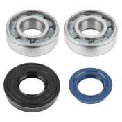 BEARING FOR CRANKSHAFT+SEALS FOR SCOOT ARTEK FOR MBK 50 BOOSTER, NITRO/YAMAHA 50 BWS, AEROX/APRILIA 50 SR/CPI 50 ARAGON/GENERIC 50 IDEO/KEEWAY 50 FOCUS (KIT 6204 SKF POLYAMIDE C4+NBR SEALS) 3700948003848