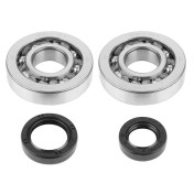 BEARING FOR CRANKSHAFT+SEALS FOR SCOOT ARTEK FOR PEUGEOT 50 TKR, TREKKER, SPEEDFIGHT, VIVACITY, BUXY, SQUAB, ZENITH, ELYSEO (KIT SC04A47CS SKF POLYAMIDE C4+NBR SEALS) 3700948003862