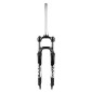 FOURCHE VTT 27.5 " ZOOM VAXA 28 NOIR REGLABLE/BLOCABLE AU GUIDON DEB. 100MM PIVOT LISSE 295mm CONIQUE 1" 1/2 -1''1/8-28,6 EXTERIEUR COMPATIBLE DISQUE 3700948106426
