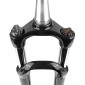 FOURCHE VTT 27.5 " ZOOM VAXA 28 NOIR REGLABLE/BLOCABLE AU GUIDON DEB. 100MM PIVOT LISSE 295mm CONIQUE 1" 1/2 -1''1/8-28,6 EXTERIEUR COMPATIBLE DISQUE 3700948106426