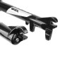 FOURCHE VTT 27.5 " ZOOM VAXA 28 NOIR REGLABLE/BLOCABLE AU GUIDON DEB. 100MM PIVOT LISSE 295mm CONIQUE 1" 1/2 -1''1/8-28,6 EXTERIEUR COMPATIBLE DISQUE 3700948106426