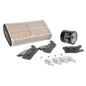 KIT ENTRETIEN MOTO ADAPTABLE HONDA 600 CB F HORNET 2007>2010 PLAQUETTE ORGANIQUE (PACK 9 PIECES) -SELECTION P2R PREMIUM- 3667385003629