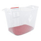 PANIER AVANT ACIER NID ABEILLE HAPO.G BLANC (33x25x25cm) -VENDU AVEC FIXATION MTS 3 VAE / E-BIKE (LARGEUR INTERIEURE FIXATION POUR VAE / 8cm) CHARGE MAXI 5kgs 3104889921900