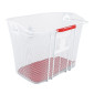 PANIER AVANT ACIER NID ABEILLE HAPO.G BLANC (33x25x25cm) -VENDU AVEC FIXATION MTS 3 VAE / E-BIKE (LARGEUR INTERIEURE FIXATION POUR VAE / 8cm) CHARGE MAXI 5kgs 3104889921900