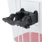 PANIER AVANT ACIER NID ABEILLE HAPO.G BLANC (33x25x25cm) -VENDU AVEC FIXATION MTS 3 VAE / E-BIKE (LARGEUR INTERIEURE FIXATION POUR VAE / 8cm) CHARGE MAXI 5kgs 3104889921900