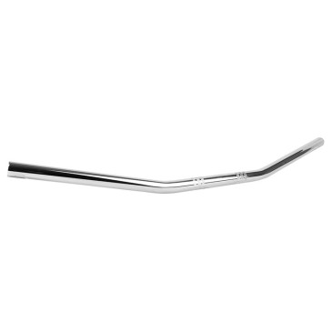 GUIDON MOTO ROUTE TOMMASELLI ACIER DIAM 22 mm LONG 700 mm HAUT 22 mm CHROME SANS BARRE DE RENFORT 8033900009301