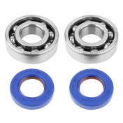 BEARING FOR CRANKSHAFT+SEALS FOR 50CC MOTORBIKE POLINI FOR DERBI 50 SENDA, GPR/GILERA 50 SMT, RCR (ENGINE EURO 2 + EURO 3) 8054705085291