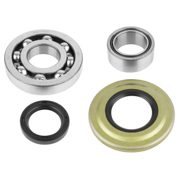 BEARING FOR CRANKSHAFT+SEALS FOR MAXISCOOTER PIAGGIO 125 VESPA PX, 150 VESPA PX, 200 VESPA PX (KIT) -SELECTION P2R- 1002007300001