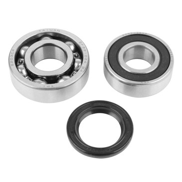 BEARING FOR CRANKSHAFT+SEALS FOR MOPED P2R FOR SOLEX 3800 (KIT 6202+6203 ZKL) 3701213412563