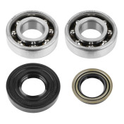 BEARING FOR CRANKSHAFT+SEALS FOR SCOOT P2R FOR MBK 50 BOOSTER, NITRO/YAMAHA 50 BWS, AEROX/APRILIA 50 SR/CPI 50 ARAGON/GENERIC 50 IDEO/KEEWAY 50 FOCUS (KIT 6204 SKF POLYAMIDE) 3701213410439