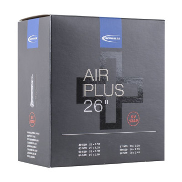CHAMBRE A AIR VELO 26 x 40-62 SCHWALBE AIRPLUS 40MM (40-62x559) (SV13F) 4026495871679