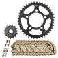 KIT CHAINE ADAPTABLE HONDA 500 CB X ABS 2019>2022, CB HORNET 2024>, 500 CB F 2022> 520 15x41 (DIAM COURONNE 84/110/12.5) (DEMULTIPLICATION ORIGINE) -JT SPROCKETS/DID- 3667385005449