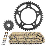 KIT CHAINE ADAPTABLE HONDA 500 CB X 2013>2015, CB X ABS 2013>2018 520 15x41 (DIAM COURONNE 112/138/12.5) (DEMULTIPLICATION ORIGINE) -JT SPROCKETS/DID- 3667385005517