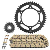 KIT CHAINE ADAPTABLE YAMAHA 600 XJ6 N DIVERSION 2009>2016 520 16x46 (DIAM COURONNE 130/150/10.5) (DEMULTIPLICATION ORIGINE) -JT SPROCKETS/DID- 3667385005531