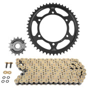 KIT CHAINE ADAPTABLE YAMAHA 600 FZS FAZER 1998>2003 530 15x48 (DIAM COURONNE 130/150/10.5) (DEMULTIPLICATION ORIGINE) -JT SPROCKETS/DID- 3667385005647